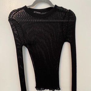 Zara sheet long sleeve S